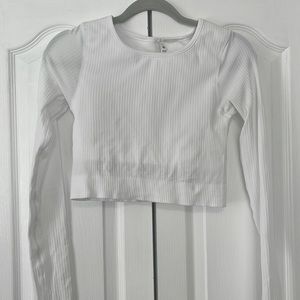 Lululemon ebb to street long sleeve top cropped